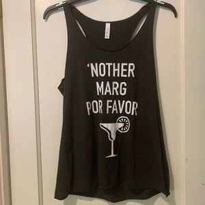 Margarita racerback tank top